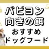 パピヨン ドッグフード　おすすめ